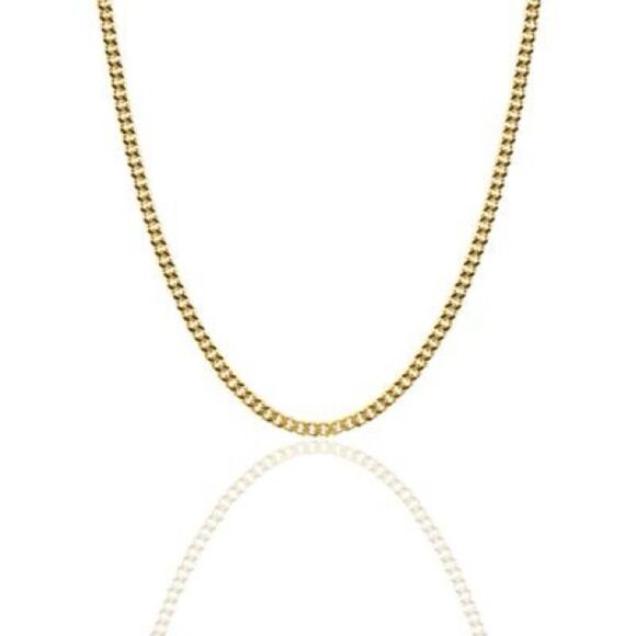 Oma the Label Gold Curb Chain Necklace - Picture 1 of 4